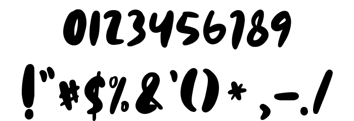 Happy Holiday Font OTHER CHARS