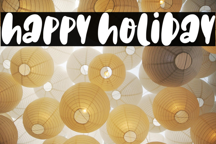 Happy Holiday Example 1