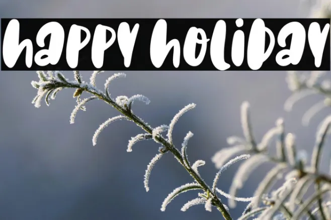 Happy Holiday Example 2