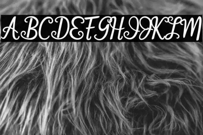 Happy Iness Font examples