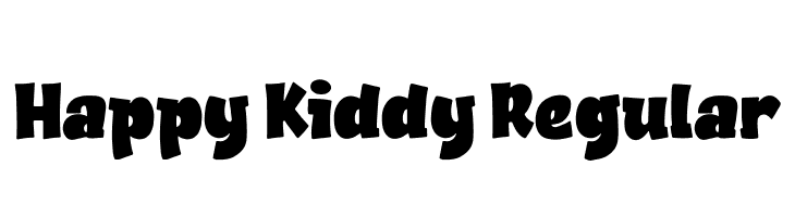 Happy Kiddy Regular  नि: शुल्क फ़ॉन्ट्स डाउनलोड