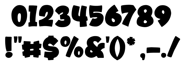 Happy Kiddy Regular Font Alte caractere