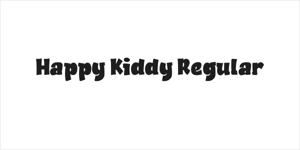 Happy Kiddy Regular Logo