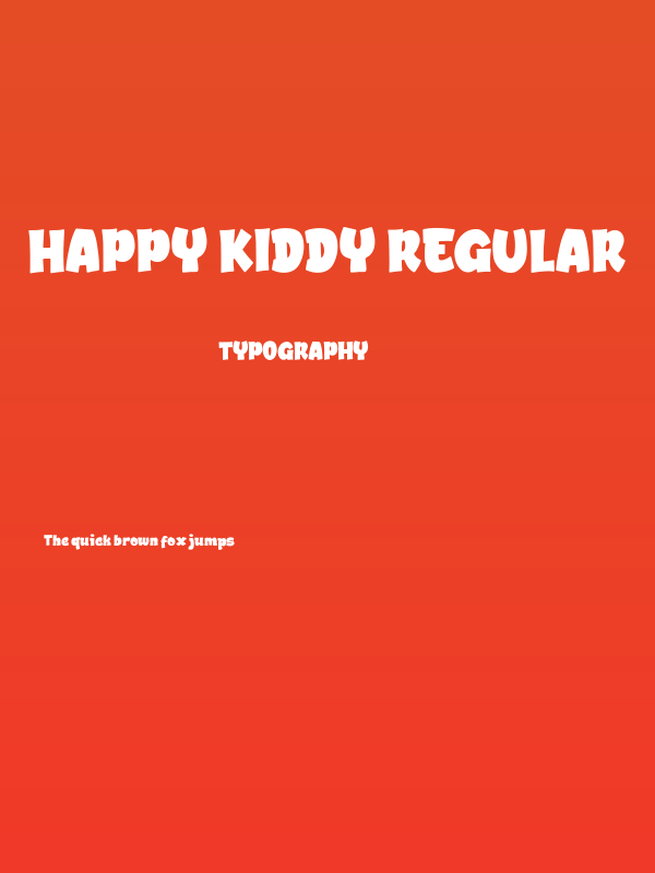 Happy Kiddy Regular Poster