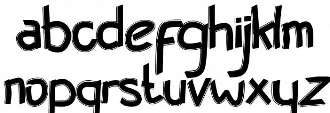 Happy Kids Caratteri MINUSCOLO