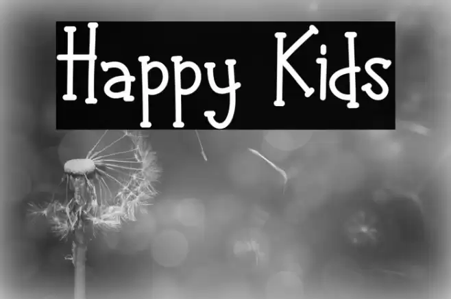 Happy Kids Font examples