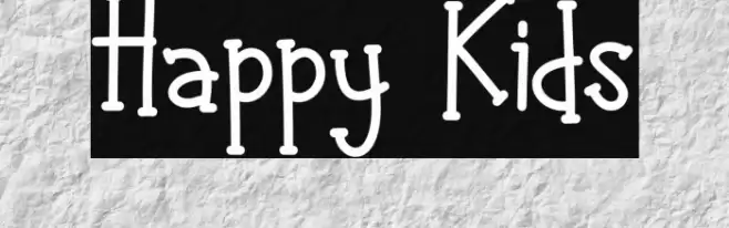 Happy Kids Font examples