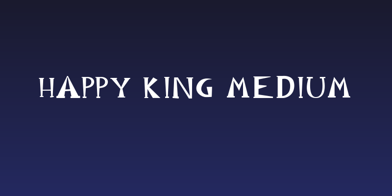 Happy King Medium Social Header