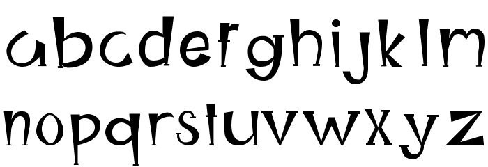 Happy King Medium Font LOWERCASE