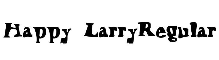 Happy LarryRegular  नि: शुल्क फ़ॉन्ट्स डाउनलोड