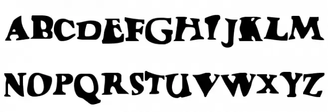 Happy LarryRegular Schriftart Groß