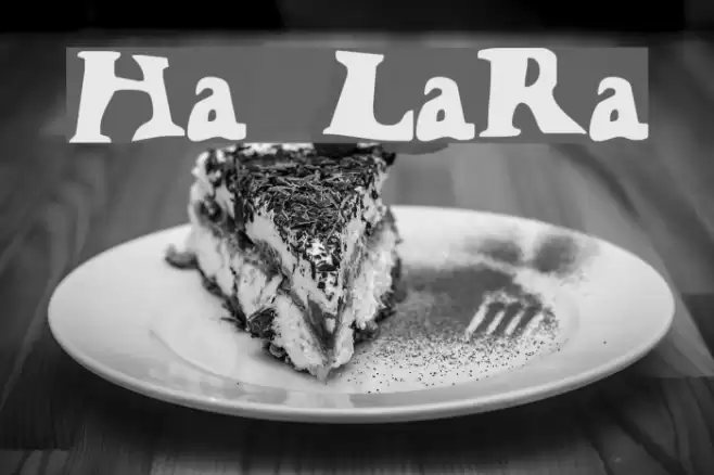 Happy LarryRegular Font examples