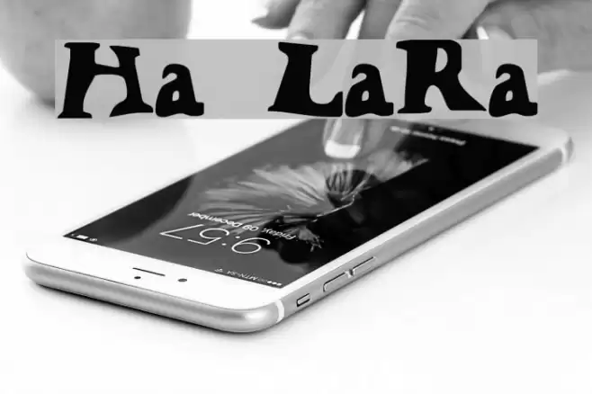 Happy LarryRegular Font examples