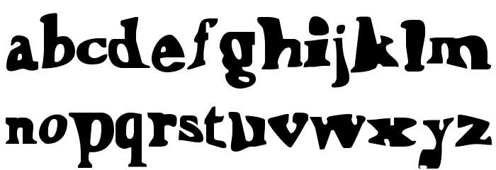 Happy LarryRegular Font LOWERCASE