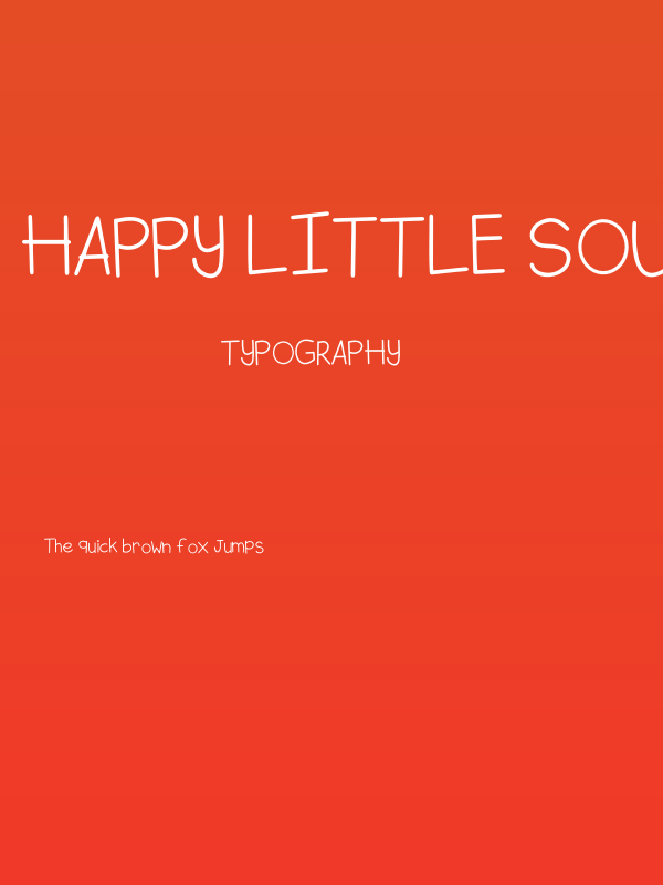 Happy Little Soul Poster
