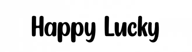 Happy Lucky  フリーフォントのダウンロード