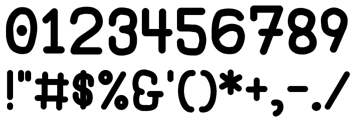 Happy Marker Font OTHER CHARS