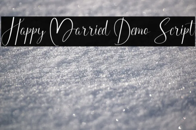 Happy Married Demo Script Example 1