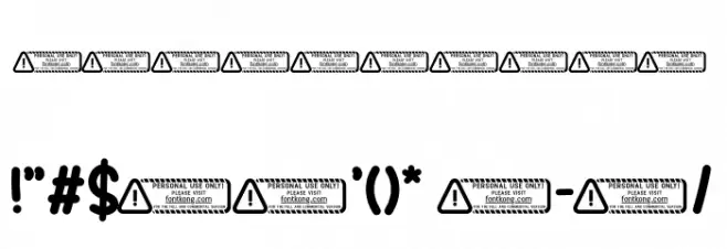 Happy Meal PERSONAL USE ONLY! Font OTHER CHARS