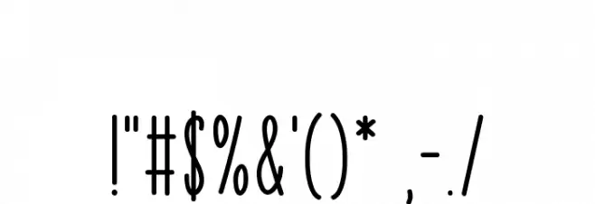 Happy Moment Font OTHER CHARS