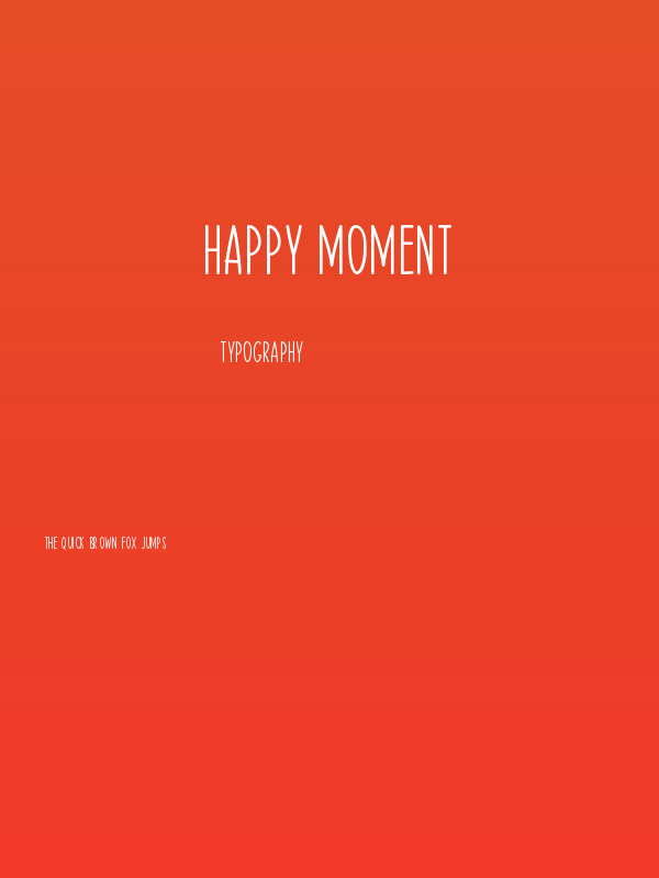 Happy Moment Poster