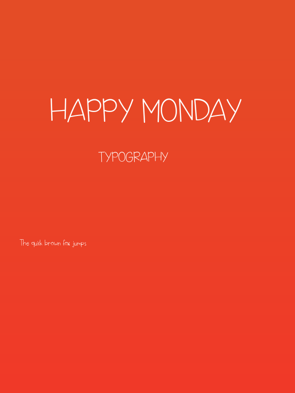 Happy Monday Poster