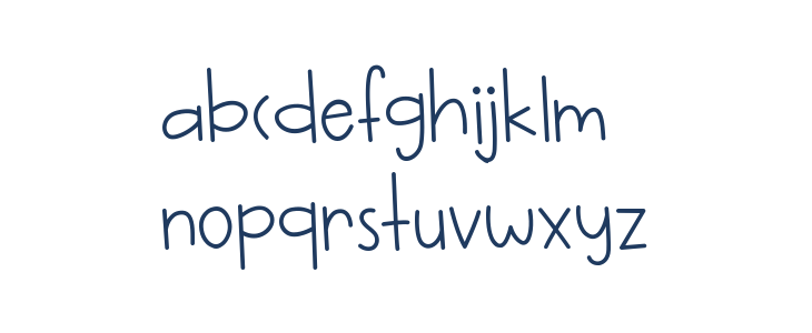 Happy Monday Lowercase