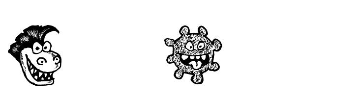 Happy Monsters  नि: शुल्क फ़ॉन्ट्स डाउनलोड