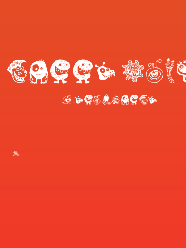 Happy Monsters Poster