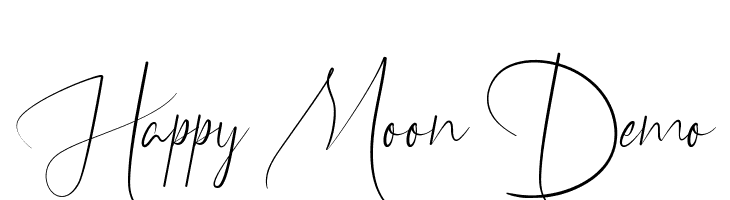 Happy Moon Demo  Descarca Fonturi Gratis