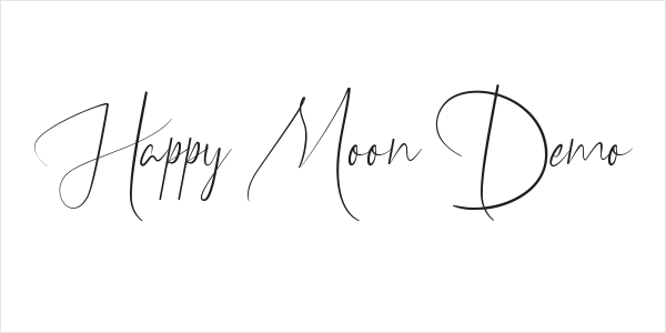 Happy Moon Demo Logo