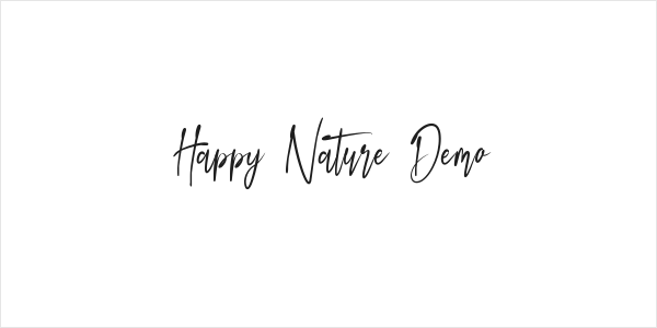 Happy Nature Demo Logo