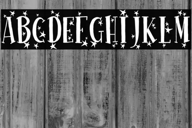 Happy New One Font examples