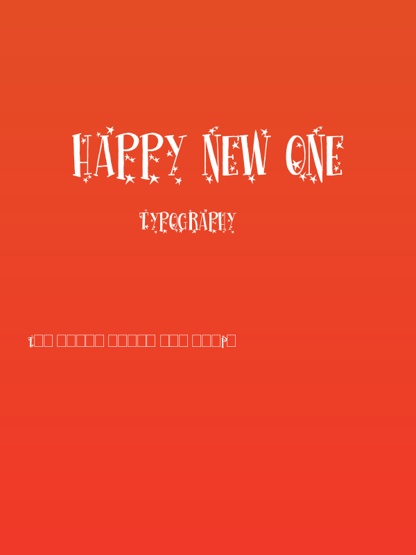 Happy New One Poster