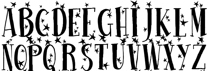Happy New One Font LOWERCASE