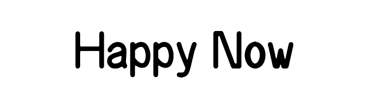Happy Now  Frei Schriftart Herunterladen