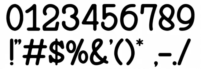 Happy Now Font OTHER CHARS