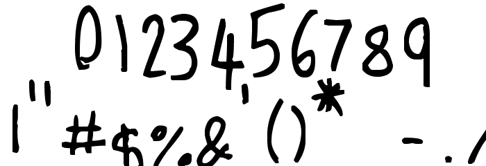 Happy Pappy Font OTHER CHARS