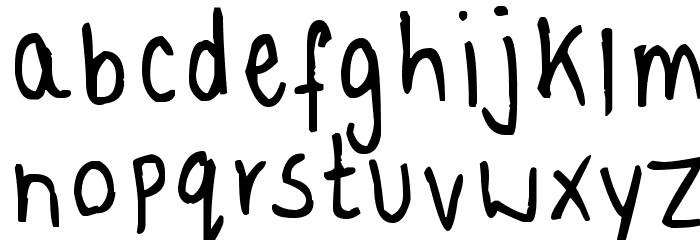 Happy Pappy Font LOWERCASE