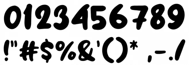 Happy Patrick Font OTHER CHARS