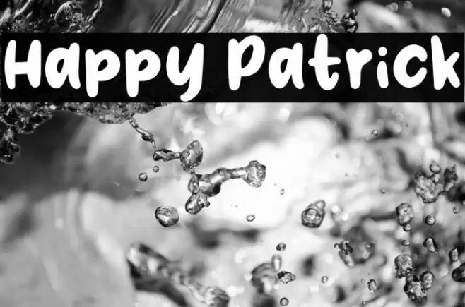 Happy Patrick Font examples