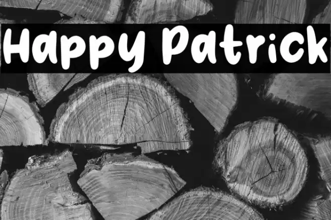 Happy Patrick Font examples