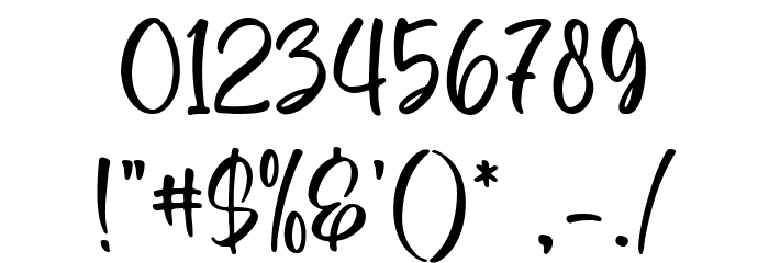 Happy People Regular Font OTHER CHARS