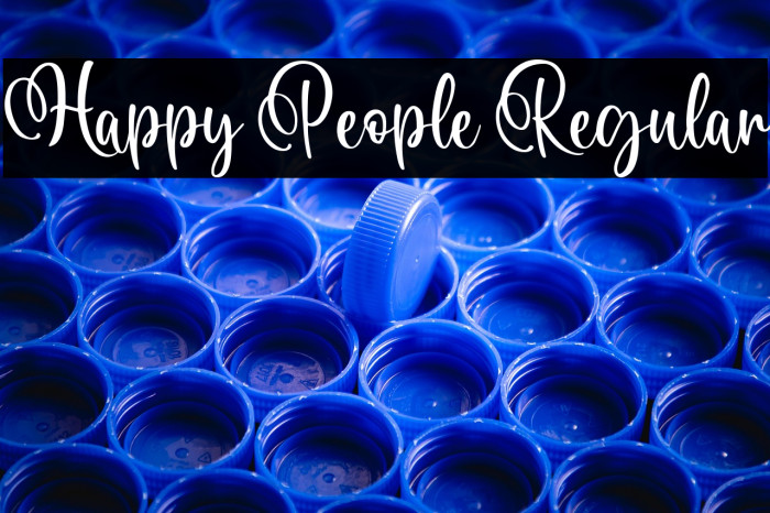 Happy People Regular Example 2