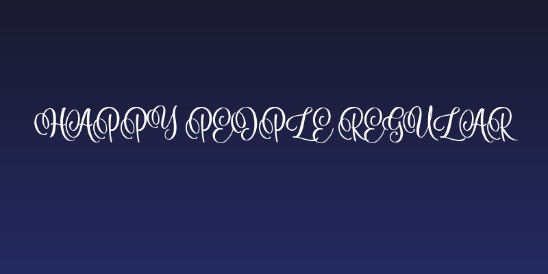 Happy People Regular Social Header