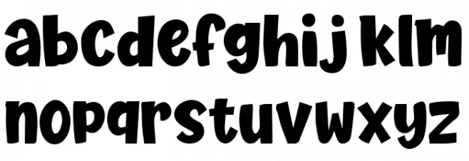 Happy Pets Fonte MINÚSCULAS