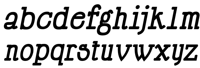 Happy Phantom Bold Italic Font LOWERCASE