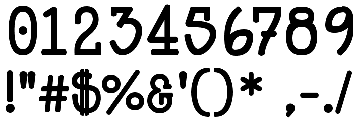 Happy Phantom Bold Font OTHER CHARS