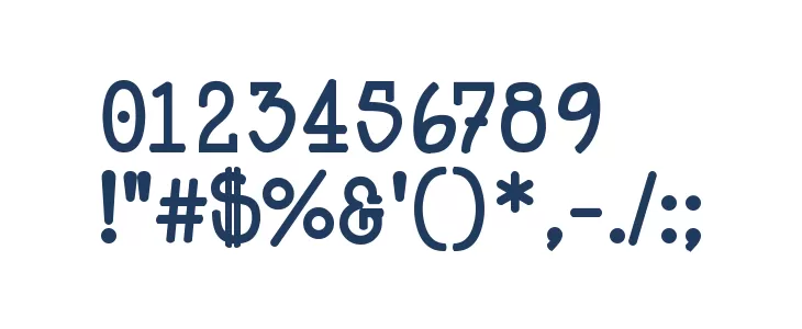 Happy Phantom Bold Font OTHER CHARS