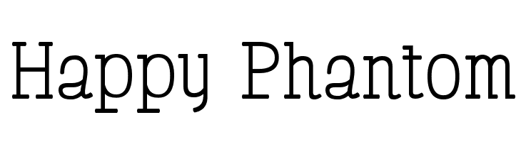 Happy Phantom  font caratteri gratis